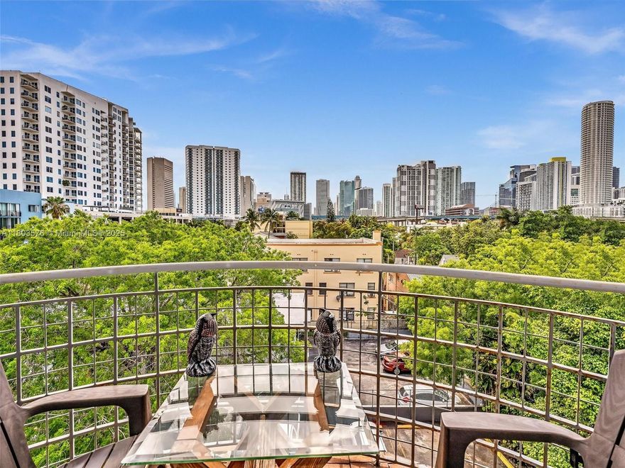 Stylish 2-bedroom, 1-bathroom corner unit located just minutes from Brickell! This bright and airy condo features porcelain floors throughout, an open living space, and a private balcony with stunning views of the Miami & Brickell skyline. The corner location offers extra windows and natural light, creating a warm and inviting atmosphere. Enjoy the convenience of a secured and covered parking garage with remote access. Easy access to public transportation, making commuting a breeze. Only two blocks away from the award winning Ada Merritt K-8 Center School. Perfectly situated near top restaurants, shops, and nightlife, this condo offers the ideal blend of comfort and city living. New A/C and new range for a piece of mind. Don’t miss the chance to own a prime piece of Miami real estate!