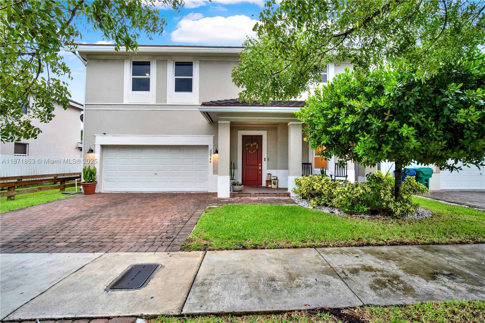 Welcome to this beautifully updated 2017 two-story home offering 4 bedrooms and 3.5 baths in a quiet, well-located neighborhood that has NO HOA and easy access to the Turnpike and US1. Inside, you’ll find sleek porcelain tiles and vinyl floors upstairs, a spacious family room and a modern kitchen with granite countertops, stainless steel appliances, and custom cabinetry. All 4 bedrooms and 3 full baths are located upstairs, with a convenient half bath on the main level. Enjoy a large backyard ideal for gatherings and also a 2-car garage which adds extra storage and functionality. Ideally located just minutes from parks, shopping, restaurants, and grocery stores. Easy to show!