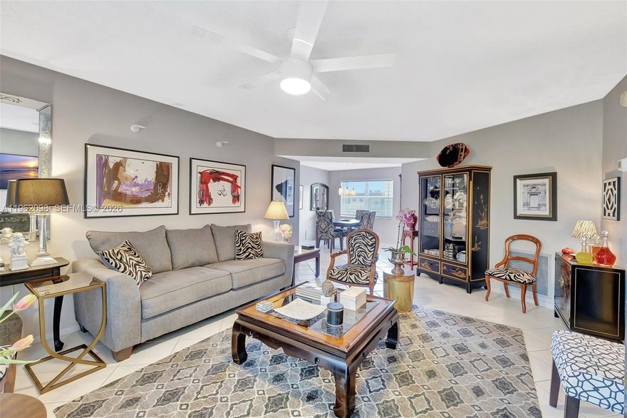 Welcome to this beautifully remodeled 2-bedroom, 2-bath condo in Lauderdale Lakes, fully furnished & turnkey Directly on the top floor with no one above you, this light-filled home perfectly blends comfort & style. The gorgeous white kitchen is ideal for both cooking & entertaining, while the spacious enclosed balcony offers a serene space to relax and enjoy the views. Updated baths, tile flooring throughout the living areas, & laminate in the bedrooms enhance the elegant ambiance. With a new electrical panel (2 years old) and AC (5 years old), this condo offers peace of mind. HOPA verified for a vibrant 55+ community, plus the building is just steps away from the pool and conveniently located near shopping, dining, and entertainment. Must see!