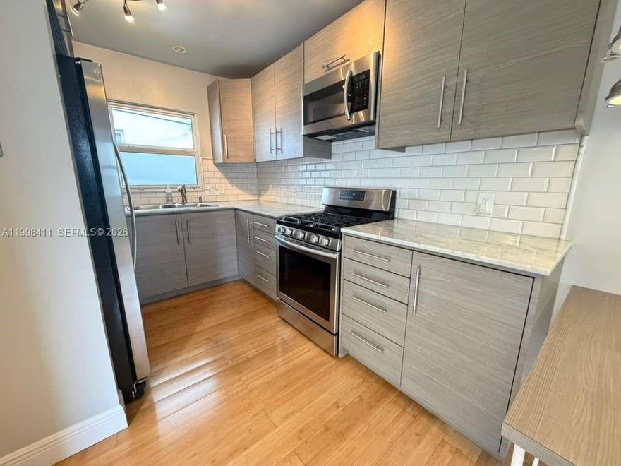 Beautiful 1-bedroom, 1-bath apartment located on the second floor, in one of the most desirable areas of Coral Gables on a quiet street. Fully renovated with everything brand new. Features impact windows. Conveniently close to restaurants, parks, top-rated (A+) schools, and Publix supermarket. Excellent neighborhood. Also within walking distance to the Metrorail station. NO HOA! Washer and dryer located on the first floor.