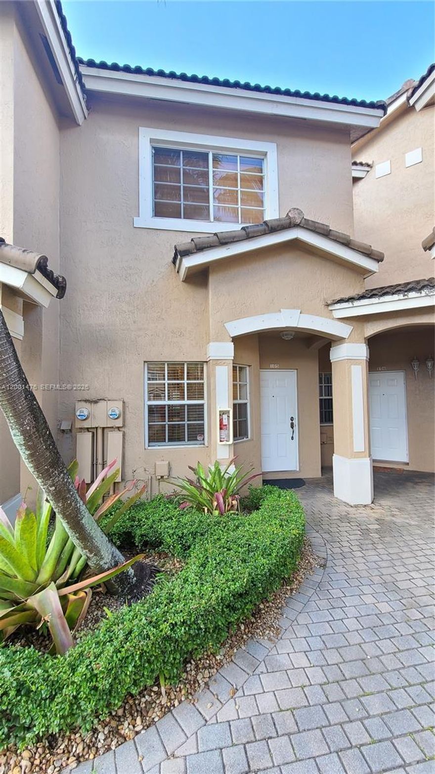 Home is immaculate and in amazing condition. Completely upgaded with modern kitchen and bathrooms with gorgeous vanities and porcelain floors, wood floors throughout. The kitchen offers quartz tops, a spacious eat-in counter, washer/dryer combo. The unit offers high ceilings and plenty of light. Each bedroom has its own bathroom and spacious closets. The community offers an exercise room, community pool, tennis, and playground. Close to schools and walking distance to parks. 2 cars allowed. no commercial vehicles. Available June 1st.