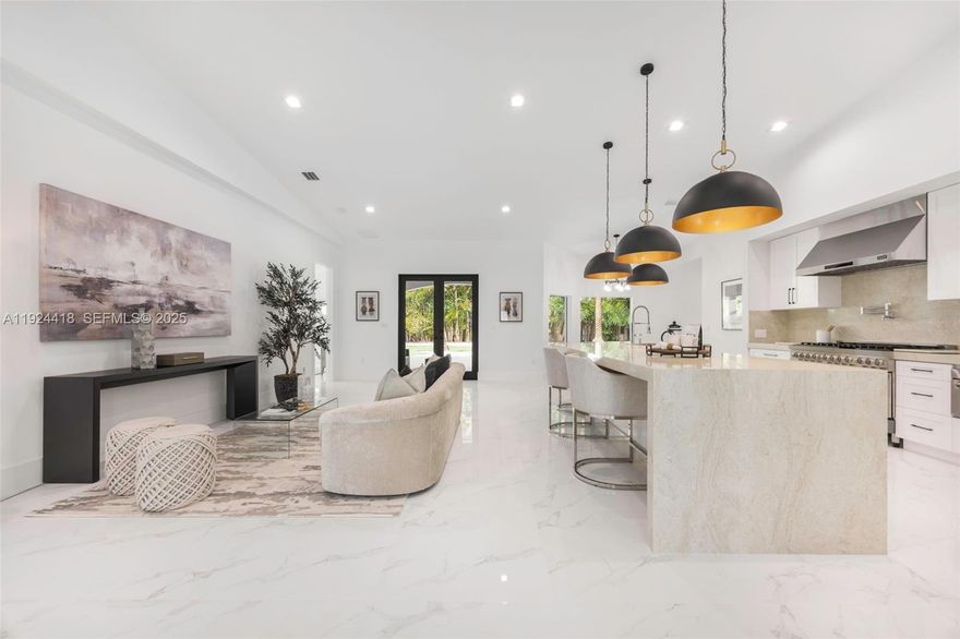 This is a fully renovated home located in one of the most coveted pockets of the neighborhood. Recently completed from top to bottom, this home offers all-new finishes, impact windows and doors, updated systems, and a clean, modern interior. The open layout provides comfortable living and dining spaces filled with natural light, along with a brand-new kitchen and thoughtfully designed bathrooms. The spacious backyard offers room to entertain or simply enjoy the quiet surroundings with a newly-resurfaced pool and beautiful turf lawn for easy maintenance. Set on a tree-lined street, this property places you close to parks, schools, the University of Miami, South Miami and everyday conveniences while still feeling tucked away and residential. Also available for rent, asking $14,500/month.