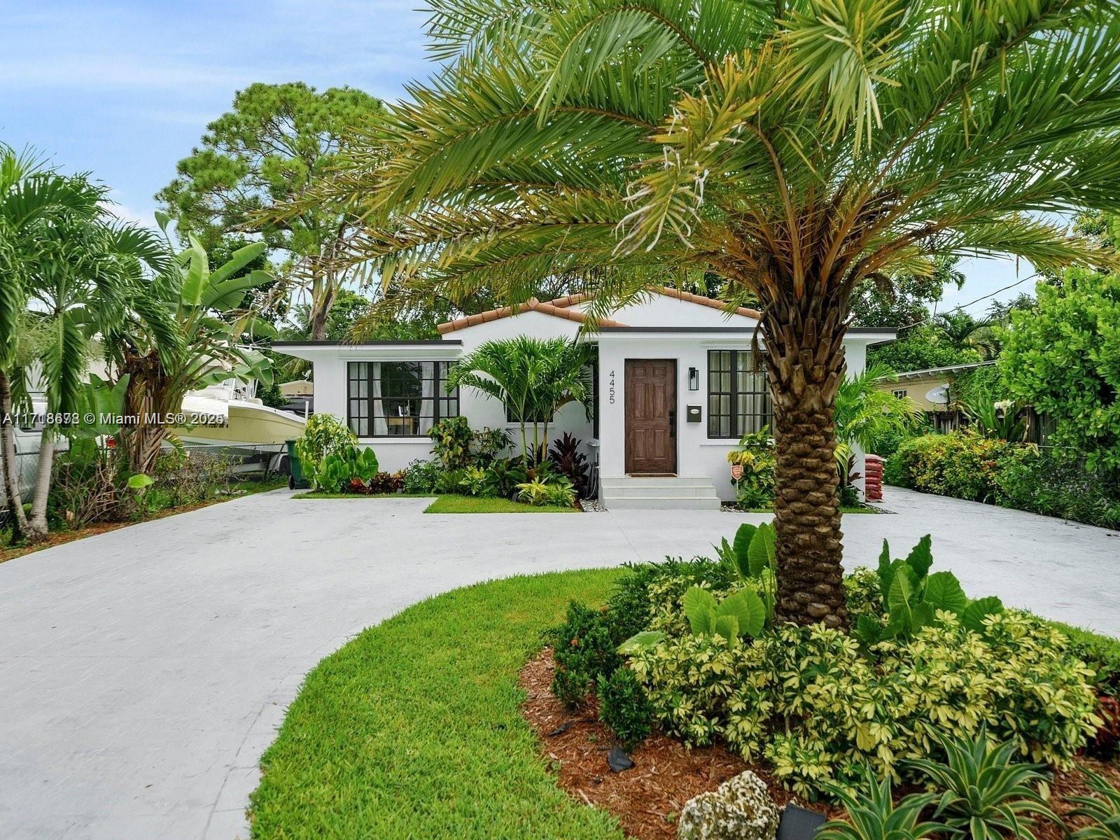 Beautiful 4 bedroom, 2 bath and half plus a den/office in desirable Little Gables. This contemporary home has an open floor plan concept featuring 32x32 porcelain tile throughout, stainless steel appliances, two A/C units. It is a bright, comfortable and spacious layout home, large circular driveway with beautiful landscaping. Centrally located and close to downtown Coral Gables, coconut grove, major highways, airport, and great schools.