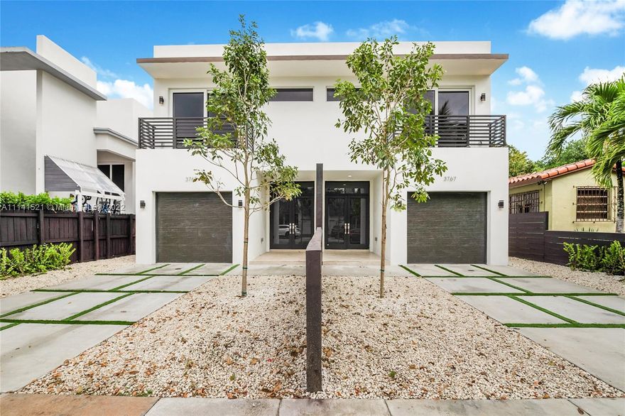 Townhome [37-Sixty Seven] is now available for purchase. This excitingly new urban 2022 villa is located just feet from Aledo Ave in Coral Gables and just 1 block to Ponce de Leon Blvd. You read that right! Walk/ride to the core of Coral Gables where fine dining, shoppes, galleries and restaurants abound. The innovative 2-story residence features 3 en-suite bedrooms, 3.5 baths total, upstairs laundry, garage, front and rear balconies and a private rear patio ideal for al fresco dining. This offering is not expected to last so call for your private appointment today.