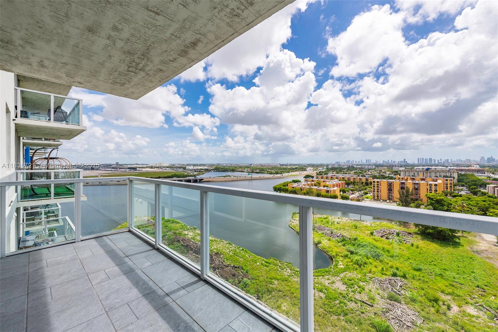 Welcome to Blue Lagoon Condominium! This spacious 2-bedroom, 2-bath unit offers a bright open layout with serene views of the lagoon and city skyline. Enjoy a modern kitchen with stainless steel appliances, in-unit washer and dryer, and a private balcony perfect for relaxing. The resort-style community features top-notch amenities including a pool, gym, BBQ area, convenience store, 24-hour security, and more. Centrally located near Miami International Airport, Coral Gables, and major highways. Ideal for homeowners or investors alike. Don’t miss out!