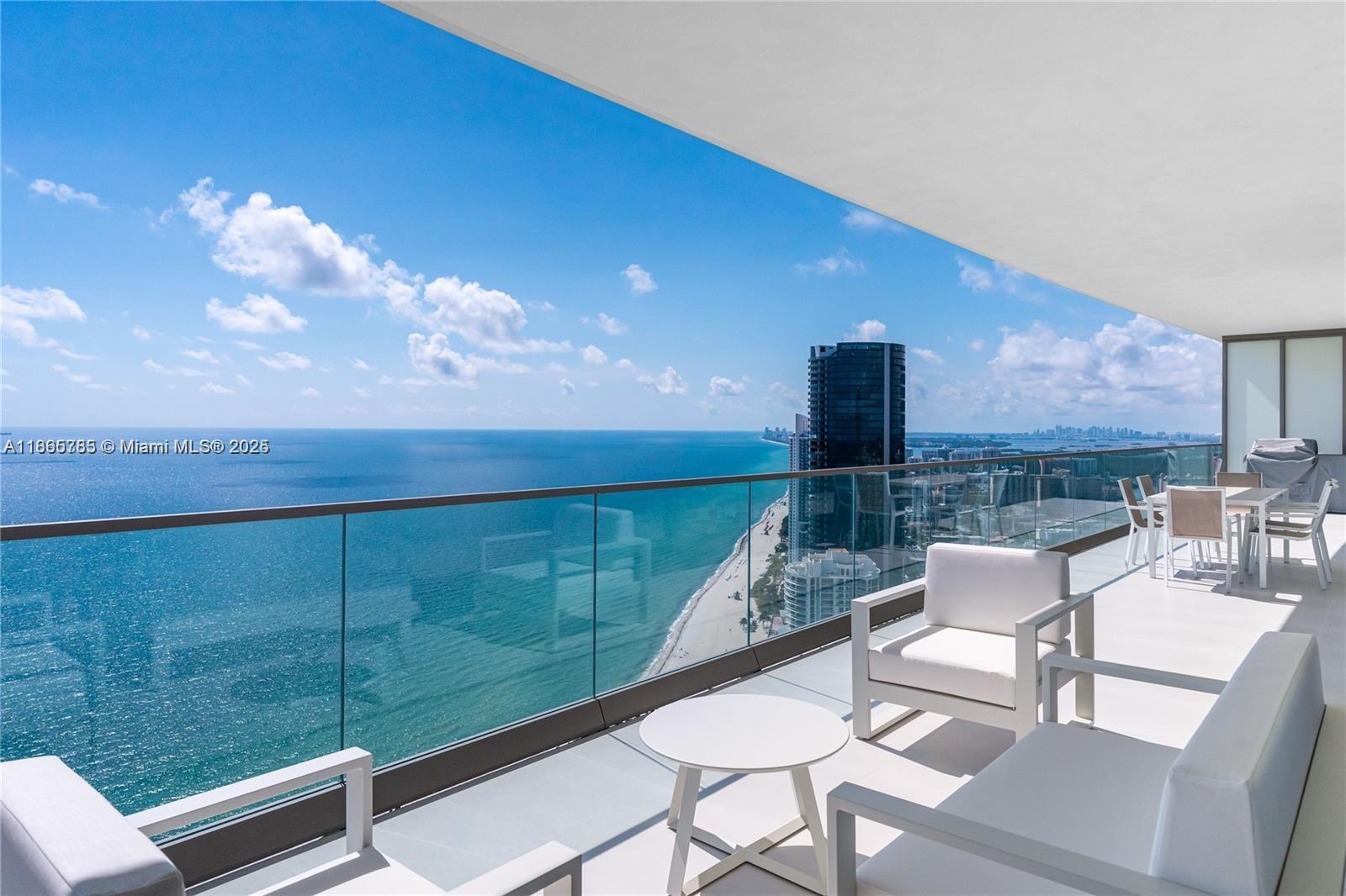 Highest Corner Wrap around Available in the Best Line "00" at Residences by Armani Casa. Residence #4600 is fully designer finished, features 4 bed/ 5 1/2 baths, oversized wrap around terrace, + nanny room. This layout is the best layout on the beach, Enjoy breathtaking views from South beach to Ft. Lauderdale ,Endless Ocean & Intracoastal from all areas. This Gem is fully Turnkey only "Toothbrush needed* It is spacious modern & elegant w/ 10 Ft ceilings & Expansive deep balconies boasting summer kitchen create a seamless expansion of living space into the fresh Ocean Air, Chic European kitchen. Smart home w/ digital techknowlogy. Master Suite includes midnight bar. Residents will enjoy beach service, full service spa, private restaurant, game room, cigar/wine room, & child's play room.