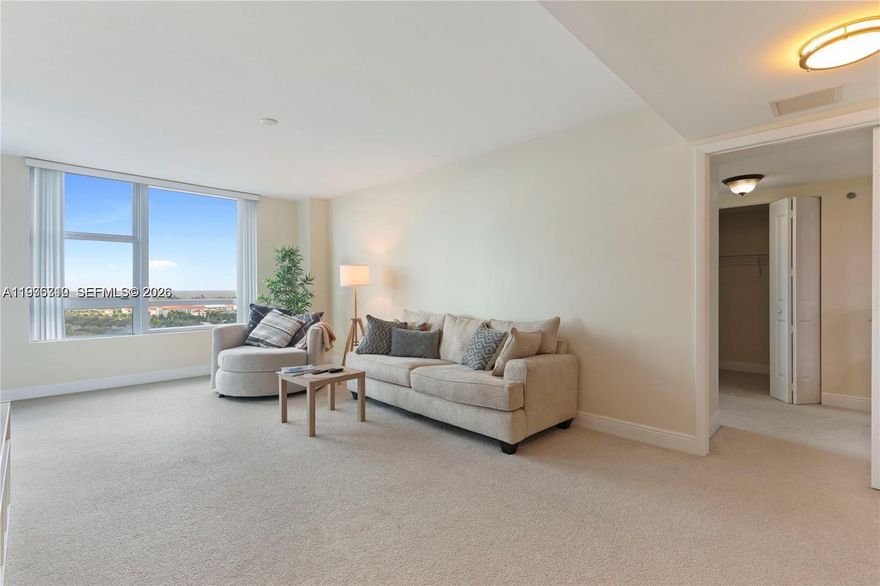 Beautiful furnished 2-bedroom, 2-bath residence featuring stunning water views. This unit includes one assigned parking space and internet and cable in the rent. Tao Sawgrass is a full-service high-rise offering resort-style amenities, including a state-of-the-art fitness center, sauna, tennis court, clubhouse, business center, and 24/7 security. Ideally located just steps from Sawgrass Mills Mall.