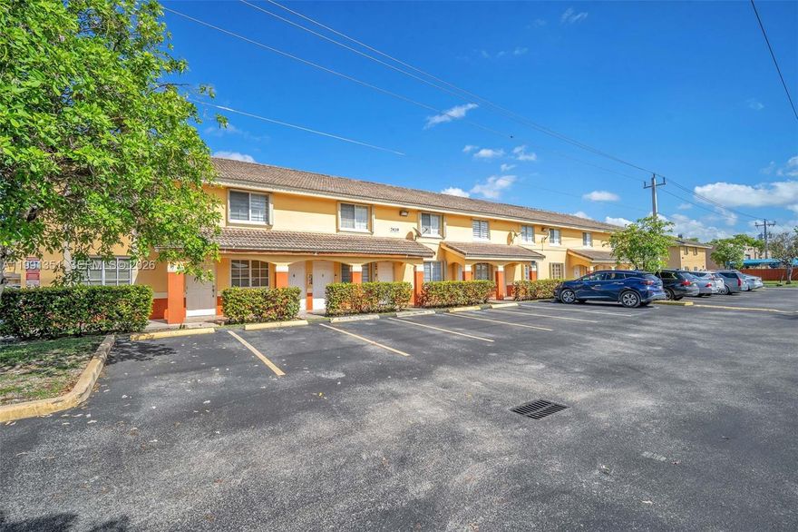 This type of unit is highly desired in the area because it is located on the first floor, features an in-unit washer and dryer,  includes two (2) assigned parking spaces and have terrace ,hurricane shutters in all windows . Its location offers quick access to major expressways—such as the Palmetto (826), the Turnpike, and I-75—and is situated close to Palmetto Hospital, Westland Mall, restaurants, and convenience stores. Low association fees and high rental demand in the area make this unit an attractive option for both owner-occupants and investors alike. Call the listing agent now to arrange a showing.
