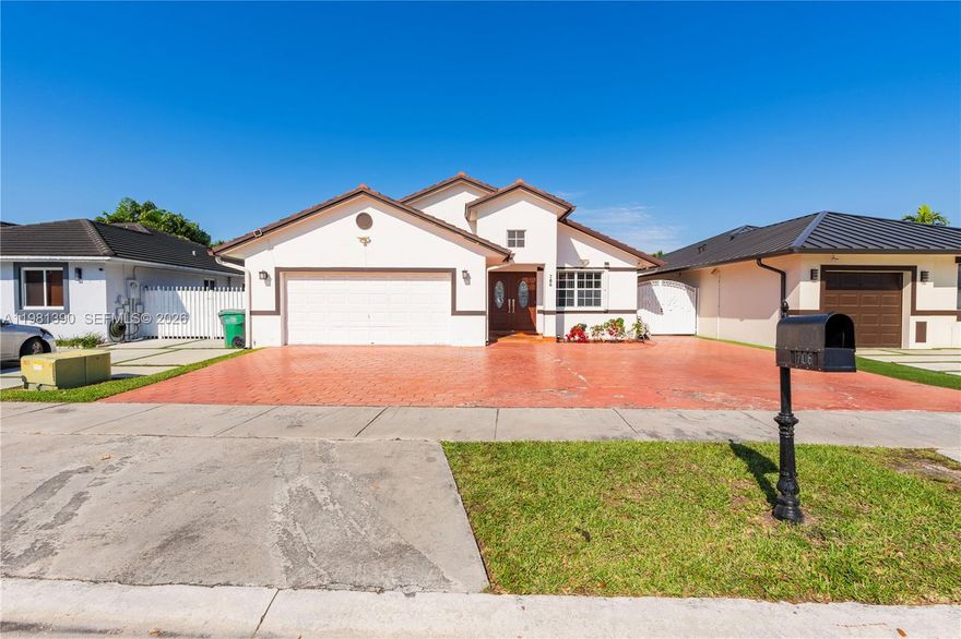 Situated in a sought-after, family-friendly neighborhood of Miami, this 3-bedroom, 2-bath home offers comfort, flexibility, and accessibility. Bright living areas and a functional layout make it ideal for everyday living. Large Master Bedroom with walk-in closet. Includes a fully air-conditioned garage currently used as a versatile additional space with a full bathroom, perfect for guests, a home office, playroom or an in-law suite. Original owners and well-maintained with updates including a new A/C (2023), roof (2019) garage A/C ( 2024), water heater (2023), Shutters (2018) and Washer/dryer (2025). Enjoy a private patio and spacious yard, ideal for entertaining or relaxing. NO HOA. NO FLOODZONE.  Prime location with quick access to the Turnpike and Dolphin Expressway, and near top-rated schools such as Conchita Espinosa Academy, Belen Jesuit Preparatory School, and more. This home is a must-see to truly appreciate.