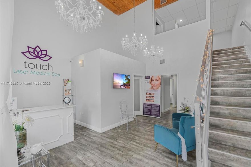 Exceptional opportunity to acquire a thriving medical spa! This well-established business features 5 treatment rooms, an office, and a kitchen area, all complemented by ample parking. Generating $580K annually, the spa is equipped with state-of-the-art devices like Candela Gentle Max and Venus Legacy. Services include IV therapy, plasma, injectables, weight loss programs, hormonal replacement, and more. The main injector is under contract until 2026, ensuring stability. This business is turnkey and ready for your personal touch or expansion as a franchise. Eligible for visa purposes. Text me to schedule a private tour!