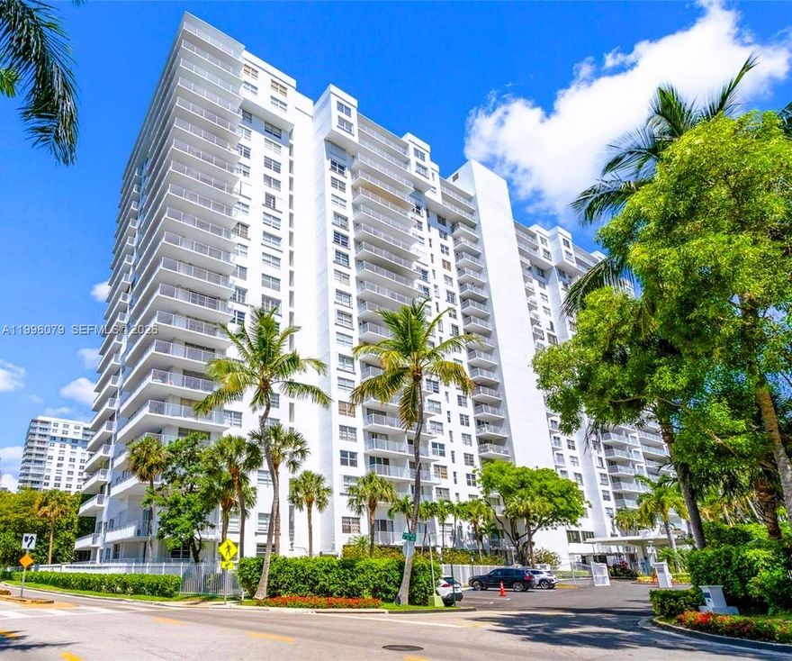 Modern Waterfront Living in Aventura | 40-Year Cert Complete & Assessments Paid! Smart buy in Aventura! Beautifully renovated 2BD/2BA condo with stunning water views and major building upgrades already completed. Spacious split floor plan with open kitchen, quartz countertops, stainless steel appliances, and modern bathrooms. Tile floors throughout, walk-in closets, and plenty of storage. Enjoy peaceful lake views and sunsets from a large private balcony overlooking Maule Lake, a quiet waterfront lagoon with access to the Intracoastal. 
Building features include new roof (2024), completed 40-year certification, and special assessment already paid. HOA includes cable and internet.
Resort-style amenities: pools, gym, sauna, tennis, basketball, billiards, library, picnic areas, 24/7 security, covered parking, and guest spaces.
Prime location near Aventura Mall, beaches, parks, dining, and top-rated schools. Perfect for primary residence or investment opportunity.