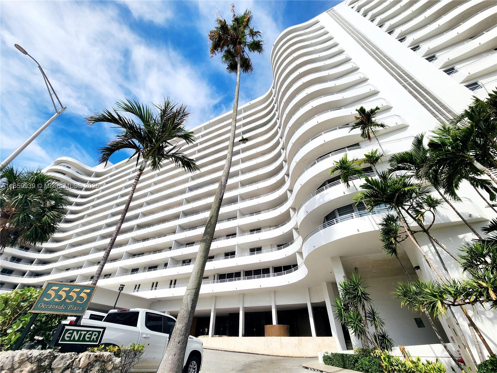 Own a piece of Miami Beach history at Oceanside Plaza, a Morris Lapidus oceanfront masterpiece on prestigious Millionaire’s Row. Unit 9S features 912 SF, a half wrap-around balcony with stunning intracoastal & city views, marble floors in living areas, and wood flooring in the bedroom. The building is undergoing its spectacular 50-year recertification with major upgrades, enhancing long-term value. A tenant is in place through May 2026, providing steady rental income while you design and submit plans to renovate the interior to match the building’s future elegance. Amenities include direct beach access, oceanfront pool with service, fitness center, indoor courts, restaurant, rooftop solarium, valet & 24/7 security. Invest now, collect income, and watch this iconic property transform.