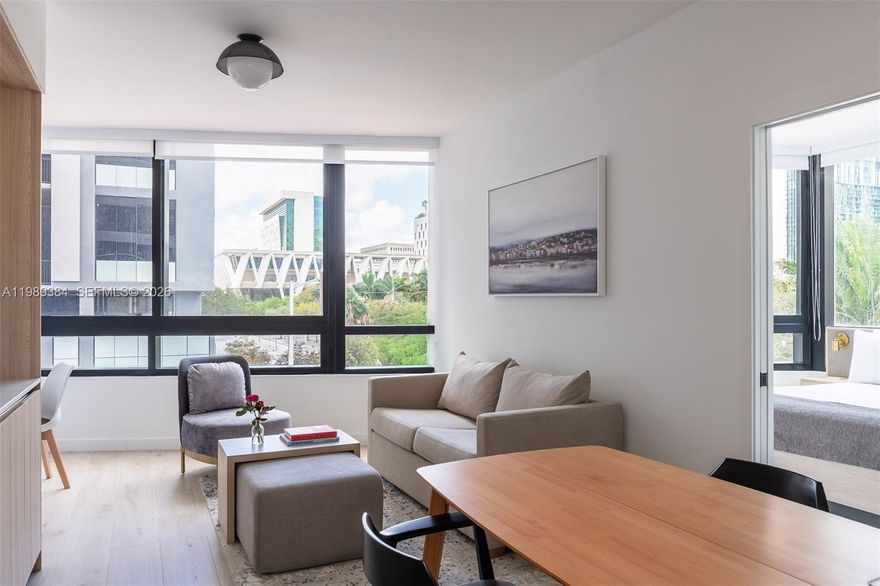 Experience elevated city living at District 225, a stunning 37-story luxury residence in the heart of Miami. Perfectly designed for both investors and end-users, this modern condo offers the flexibility of short-term rentals, making it an exceptional opportunity in a prime downtown location. Enjoy a resort-style lifestyle with an impressive collection of amenities, including a resort-inspired pool deck, social lounge, indoor/outdoor bar, and a full wellness experience featuring sauna, spa, and steam room. Stay active with dedicated yoga and spinning studios, all within the building. Residents benefit from 24-hour security, covered parking, and concierge services, ensuring comfort and peace of mind. The unit itself features sleek modern finishes and contemporary appliances, designed to complement today’s urban lifestyle. Located steps from Miami’s top dining, entertainment, and cultural attractions, this is true city living at its finest.