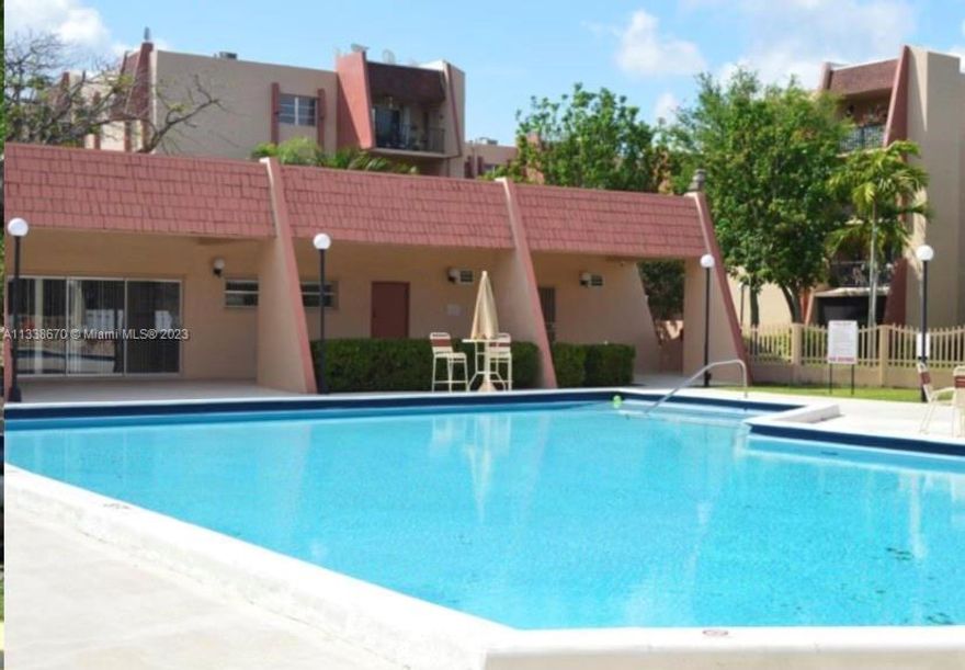 1st Floor, Spacious 2 bed/2 bath with an additional office room. Huge master suite with large walk-in closet.
Title throughout and great property layout. Washer and dryer in unit. Screened porch. Condo is in the heart of Kendale Lakes, near turnpike and short distance from restaurants and shopping centers. Complex offers a club house for private events, 2 tennis court, pool and security. 
1 assigned parking space and plenty of guest parking throughout the complex. Water and sewer included.
1 small pet under 20 pounds allowed. Please contact listing agent for showing. 24 hrs notice required.