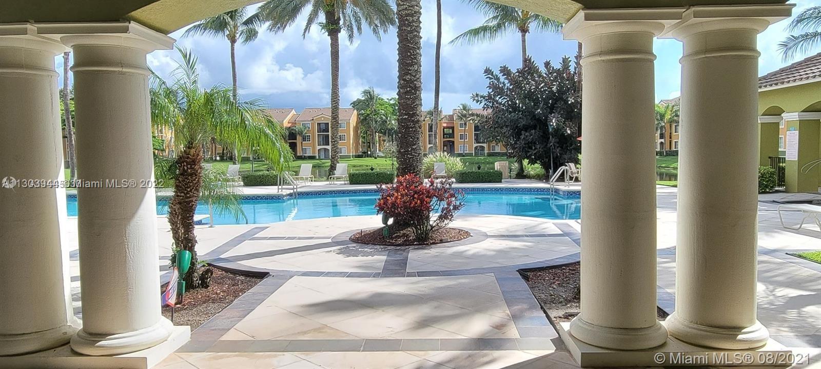 LOCATION, LOCATION, LOCATION!!! Gorgeous 2/1 unit including a private garage next to the entrance of the building plus another assigned parking space at El-Ad Residences at Miramar. Washer and dryer in the unit. Resort style with a gorgeous swimming pool, business center, and gym. Incredible lake view and two playgrounds. Gated community. Easy to get approved. Close to shopping centers, hospital, 1-75 and Florida Turnpike.