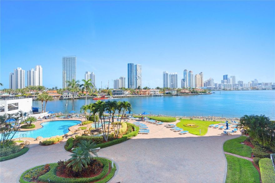 FABULOUS RENOVATED LOW FLOOR UNIT WITH UNOBSTRUCTED DIRECT WATER VIEWS OF THE INTRACOASTAL AND BEAUTIFUL RESORT-LIKE POOL AREA. THIS BRIGHT EAST FACING FURNISHED UNIT OFFERS SPECTACULAR VIEWS FROM THE BALCONY OR FROM THE FLOOR TO CEILING WINDOWS. ENJOY THE 2 BED/2 BATH SPLIT FLOOR PLAN WITH AN ENSUITE PRIMARY BEDROOM, LOTS OF BUILT-IN CLOSET SPACE THROUGHGOUT, AND A FULL SIZE NEW WASHER & DRYER. MYSTIC 200 INCLUDES A HEATED POOL, HOT TUB, SUANA, GYM, FITNESS CLASSES, GAME ROOM, CARD ROOM AND MORE. MYSTIC POINTE COMMUNITY OFFERS TENNIS, PICKLEBALL, BASKETBALL, A WATERFRONT WALKING PATH, TOT LOT, DOG PARK, RESTAURANT, MINI MART, SALON, ELECTRIC CAR CHARGING, AND MARINA. THIS IDEAL LOCATION IS CLOSE TO THE AVENTURA MALL, DINING, HOUSES OF WORSHIP, AIRPORTS, BEACHES, PARKS, THEATER AND MORE