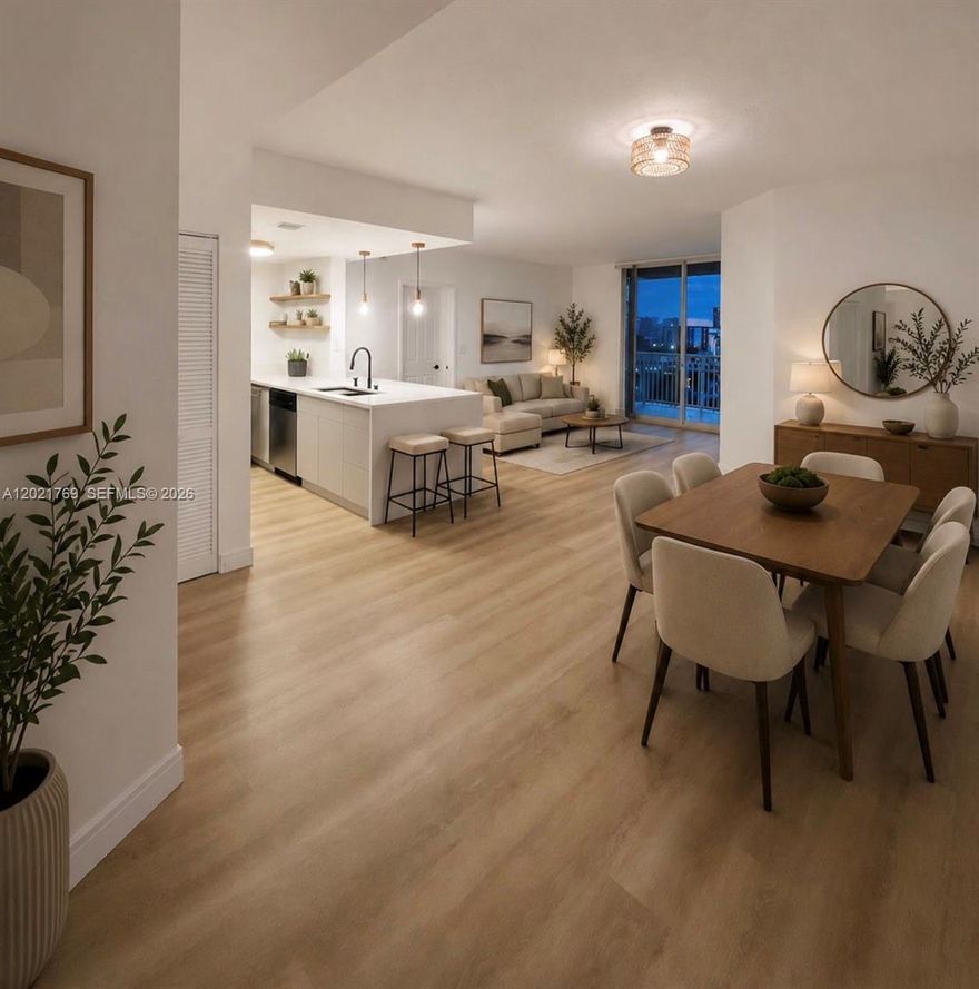 Fully remodeled. 
1800 Biscayne Plaza offers its residents a number of wonderful amenities, such as a pool, hot tub, fitness center, party room, 24-hour security, spectacular city and ocean views.
 
1800 Biscayne Plaza condominium is located at 275 Northeast 18th Street in Edgewater Miami. Along with a handful of retail options, a Chase Bank and several restaurants are located at the base of 1800 Biscayne Plaza. Additionally, one block away is a Publix grocery store. By car, just 7 minutes from Wynwood, 10 minutes from Brickell, 10 minutes from South Beach, and 20 minutes from the Miami International Airport.

Very good neighbors and a great neighborhood.