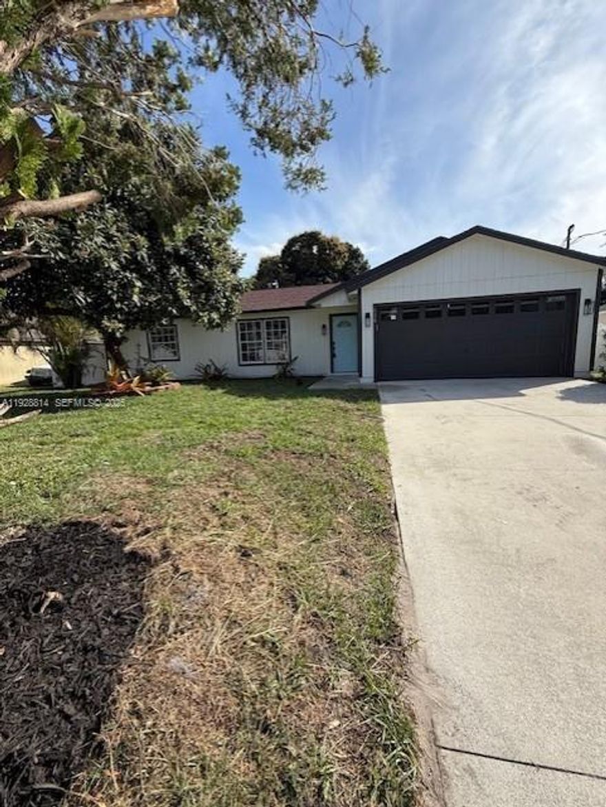 Welcome to this beautifully remodeled home offering modern upgrades and exceptional value. Step inside to an open and inviting layout featuring brand-new porcelain tile flooring, fresh finishes, and stylish design throughout.
The kitchen has been fully updated with new appliances, new quartz countertops, and contemporary cabinetry—perfect for cooking and entertaining.
This home provides peace of mind with a 2020 roof, 2025 brand new A/C system, Solar panel for low cost energy and quality renovations completed with attention to detail.
Enjoy outdoor living in the fully fenced backyard, ideal for pets, gatherings, or simply relaxing in your own private space. Fruit trees in the backyard.
No HOA, on a nice and quiet neighborhood
Move-in ready and loaded with upgrades—this is the home you’ve been waiting for!