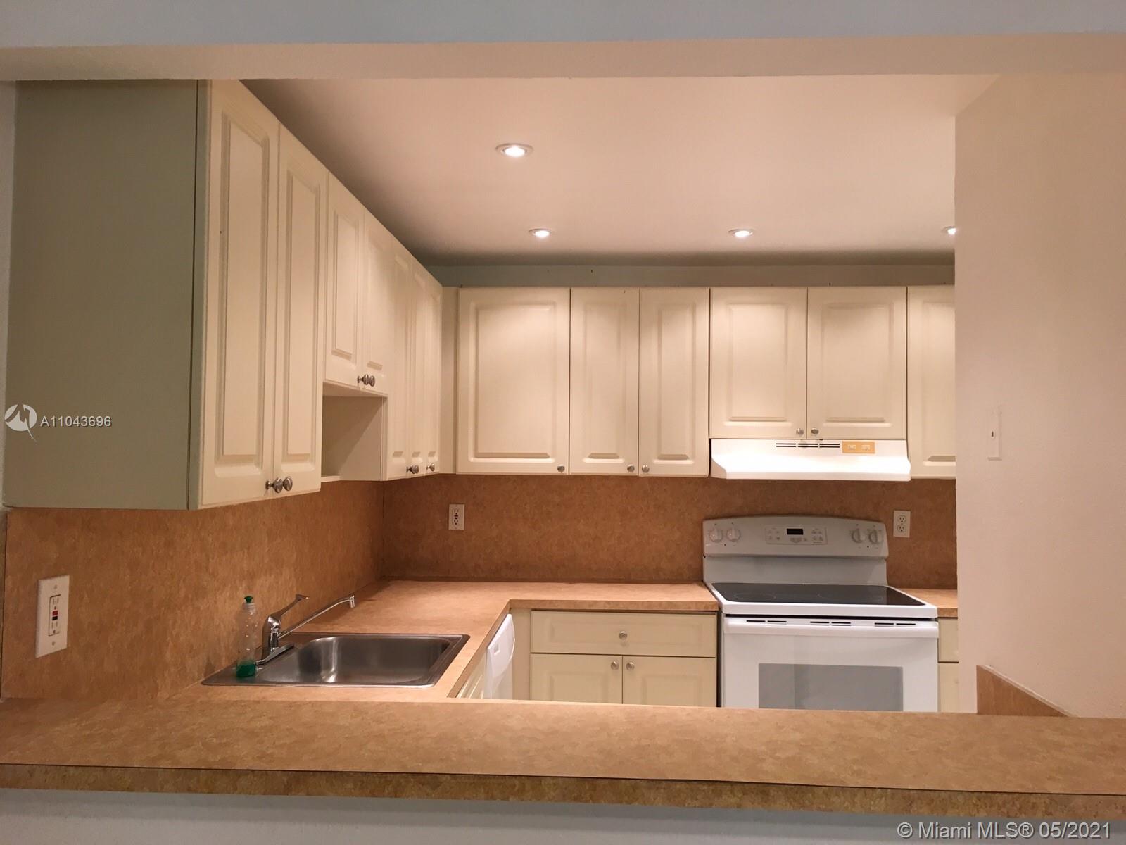Freshly painted. Spacious 1 Bedroom, 1 Bath condo in Coral Gat East. New refrigerator, dishwasher and Stove. Freshly painted; Tile floors throughout; spacious bedroom & walk in close; gated community with security guard. Community offers clubhouse and large pool. Conveniently located near I-75 and Palmetto. Close to shopping area and public transportation. A must see, Ready to move in!!