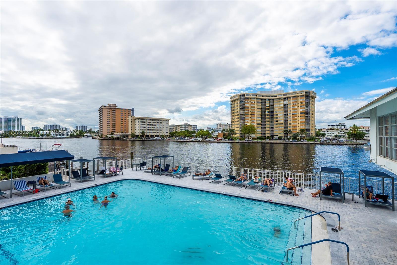 Huge, renovated, 2 bdr/2bath. Furnished or unfurnished. All windows facing north, the rooms get the light, but less of the heat from the Florida sun. In a quiet, friendly, gated community across the street from the Beach and Park. Full-service resort stile building. Beautiful Intracoastal pool, gym, sauna, billiards, clubhouse & card room. The entire building has recently been completely renovated, new elevators, lobby and roof, alarm and security systems, recreation center, parking, carpet and beautifully painted halls. Close to shopping (Wal-Mart, Publix, Walgreens, Starbucks, Office Depot, Aventura Mall), restaurants, Gulfstream Village and Casino, Airport.