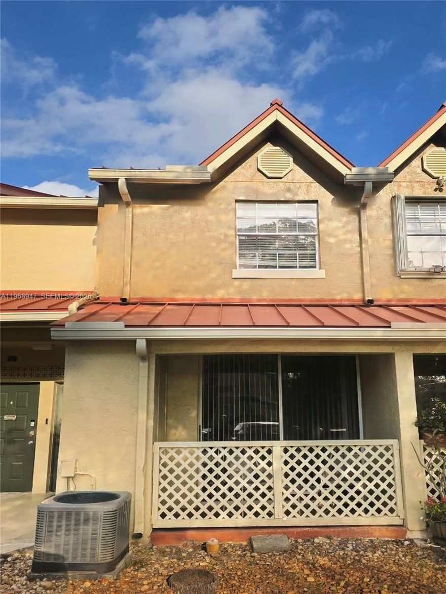 Welcome home to this charming loft-style residence located in the gated La Hacienda community in Hialeah. Featuring an open-concept layout filled with natural light, this thoughtfully designed unit offers a spacious walk-in closet, in-unit laundry, and a private first-floor balcony perfect for morning coffee or unwinding after a long day.

Enjoy the convenience of parking directly in front of the unit, with water included in the association and the added benefit of gated security for extra peace of mind. Whether you’re a first-time buyer, downsizing, or looking for a smart investment opportunity, this home offers comfort, convenience, and long-term value all in one.