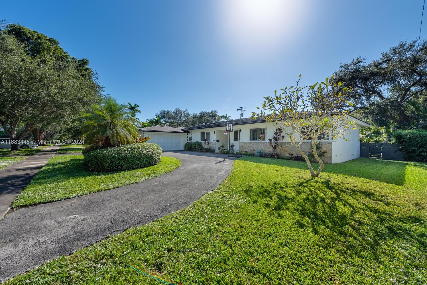Stunningly updated mid-century home in Miami Shores. This 3-bed, 2-bath residence includes an art studio, home office, new kitchen with gas range, and a brand-new pool on a spacious lot, just minutes from top schools and restaurants.