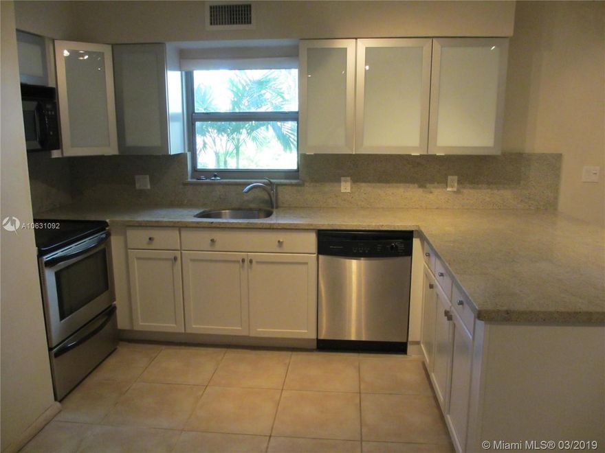 Amazing location...Located on the Bay, 2 pools + Jacuzzi, Fitness Center, 24/7 Guard at Gate. New granite countertops, Italian style cabinets, stainless steel appliances, renovated bathroom, tile floors throughout, impact windows, custom blinds/blackouts throughout the unit. California custom build closet in the master bedroom, washer and dryer inside the unit. Oversize balcony. A true paradise hidden in the City.