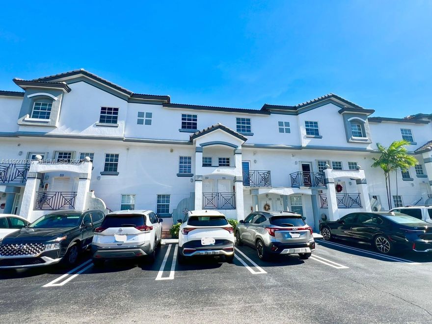 Welcome Home Fontainebleau. This 2 bedroom, 2 1/2 bath townhouse is perfect for your family to live in. Spacious home, first floor features kitchen, dining room, living room, laundry area, and a guest bathroom. Master bedroom with master bathroom, second bedroom with bathroom as well, located on the second floor. Please see agent remarks. Located close to everything, shopping, restaurants, Miami International airport and different malls.The community is very well maintained and managed. Please call or text me to schedule a showing, 24 hours notice required. Come and see it!! It is a must. Available for showings starting January 15, 2026, on Fridays only, by appointment; move-in available starting March 1, 2026.