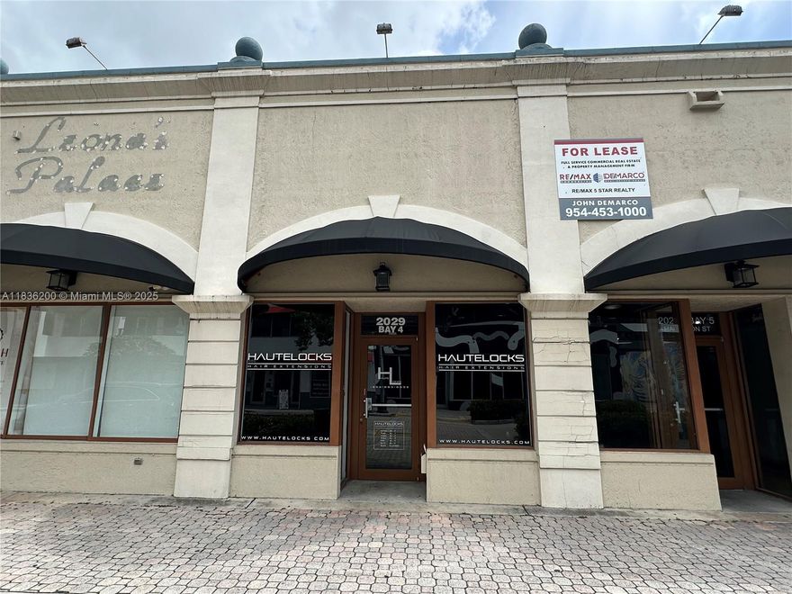 Situated in the heart of Downtown Hollywood, this prime A+++ retail space offers over 1,450 square feet of unparalleled visibility and convenience, making it ideal for a salon, bakery, coffee shop, or any retail storefront. The beautiful building features high ceilings, adding charm and character to the space, while its central location ensures maximum exposure for your business. This is an exceptional opportunity to establish your presence in one of Hollywood's most sought-after areas. Don’t miss your chance to make your mark in Downtown Hollywood! This is a triple net lease with an a CAM in addition to the price.