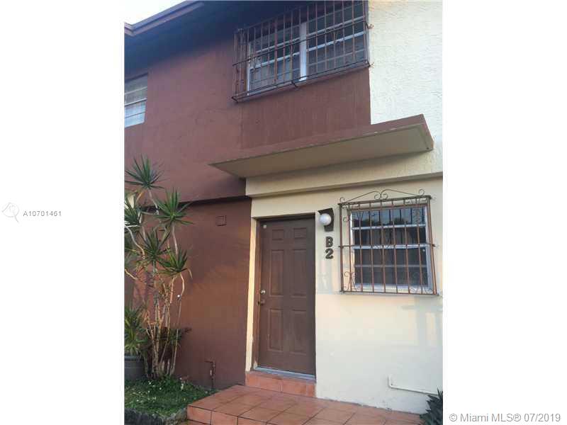 Great location, next to FIU, Dolphin and Turnpike. Remodeled townhouse. 1 assigned parking space, plenty of guest parking. Community pool. Gated residence. Central A/C. WD inside. No pets as per condominium association rules. Available now. Townhouse is on two levels. 764 sqft. Only First / Security to move-in.