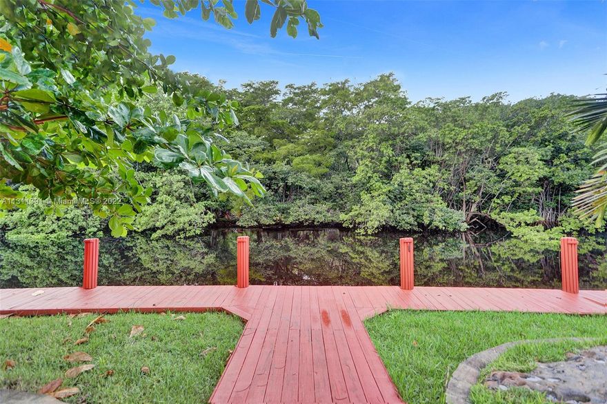 Great opportunity to own the best of South Florida living. Amazing water front home in great condition ready to move in. Home featuring a brand new 80' sea wall with new 70' wood doc with a working boat lift. Enjoy boating lifestyle with ocean access or access to downtown Fort Lauderdale river dining. Large back yard with tropical landscaping that feels like your in a Florida keys resort. Home has been recently updated. Both bathrooms remodeled in 2020. Kitchen remodeled in 2021 and new floors throughout house. House sits on a large lot with long drive way and privacy. Home is easy to show and ready for new owner.