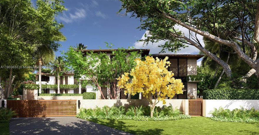 Impeccably designed Baliense Wellness Retreat residence offering exceptional privacy, masterfully crafted by architect Cesar Molina. Set within guard-gated Bay Point Estates, this 6-bed, 7-bath modern tropical villa offers 8300 SF total (7300 SF under AC). Features include Gaggenau appliances, an Italian kitchen, marble and oak flooring, Lutron Palladiom lighting, Control4 automation, and PGT impact windows. Zen garden, wellness quarters, and lush modern tropical landscaping. An oasis in the middle of the city. Walking distance to Design District, upscale dining, and entertainment. TO BE COMPLETED Q1 2027 ***** UNDER CONSTRUCTION****