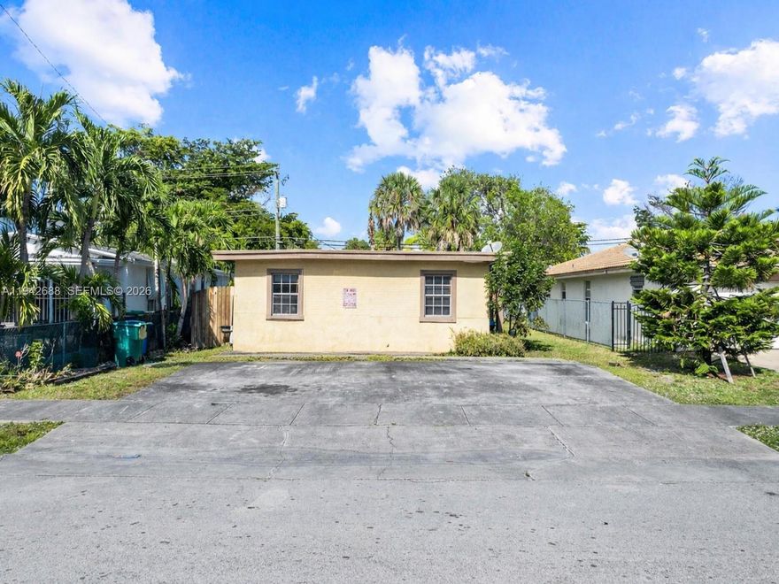 Excellent opportunity to acquire an income-producing duplex in the Roosevelt Gardens Community of Fort Lauderdale. Both units are currently rented, generating $3,650 in gross monthly income, providing immediate cash flow from day one. 

The property sits on a residential street within a developing neighborhood, making it a strong long-term investment. Conveniently located near restaurants, schools, shopping, public transportation, and is within walking distance to Roosevelt Gardens Park. Easy access to I-95 and Sunrise Blvd allows for quick travel throughout Fort Lauderdale and surrounding areas, further enhancing tenant appeal.
 
Ideal for both first-time and seasoned investors looking for a stable, low-maintenance multifamily investment with consistent income and long-term growth potential.