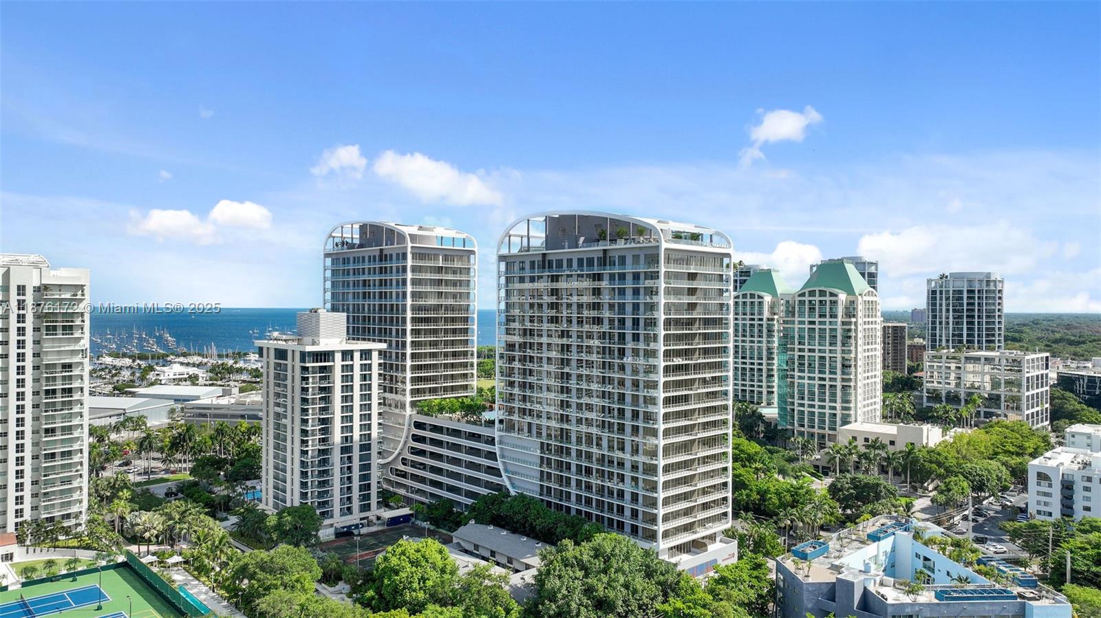 Elegant & fully furnished 2 bd/2bth residnce at the exclusive Mr C's Residence Coconut Grove. Enjoy breathtaking views of Downtown Miami, Coral Gables, and sunrise skies from this boutique luxury building. Designed for sophisticated living, this residence offers resort-style amenities including a rooftop pool with cabans, lap pool,, chirens playroom, state-of-the-art fitness center, library, hobby rooms, and a gourmet market. Experience refined elegance, privacy, and a vibrant lifestyle in the heart of Coconut Grove.