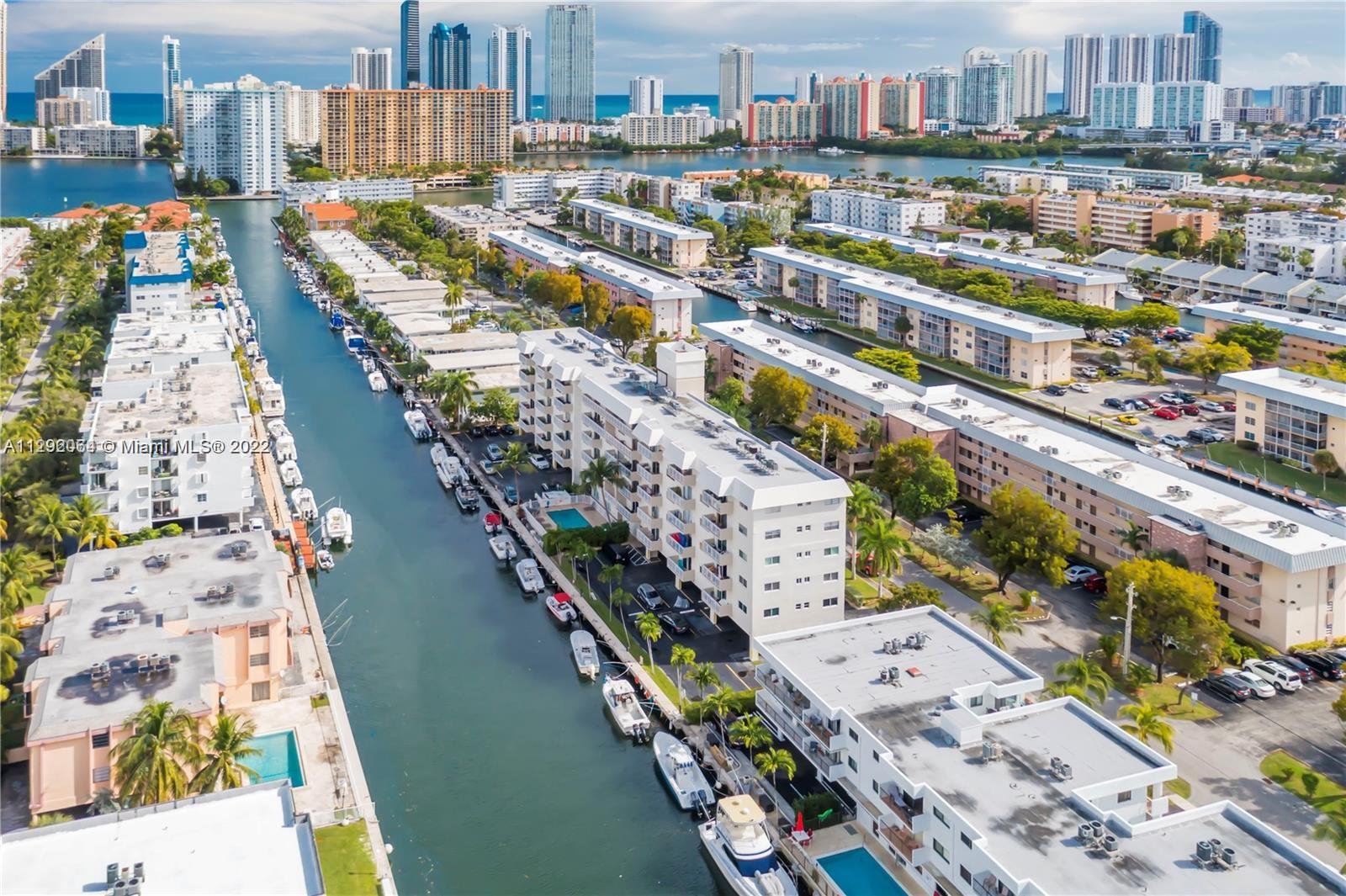 CASH FLOW/Investment OPPORTUNITY! In the Exclusive EASTERN SHORES neighborhood. Walking distance to Sunny isles beach, Close to the shopping center and restaurant, Haulover Beach & Oleta River State Park. UNIT needs total renovation. Perfect location for anyone looking to Renovate and Sale for top dollars. The Condominium is located on the Intracoastal canal with AVAILABLE DOCK space FOR RENT. Building PASSED the 40YR Re-Certification. 2 ASSIGNED PARKING SPACES. The Building management is great and has renovated the balconies and railing. They are continuing to beautify the building. Like units with minimal updates are selling for over $320k. You can also rent this unit after 1 year for more than $3,000. After renovations. Don’t miss the opportunity to own and flip this unit! SOLD AS IS!