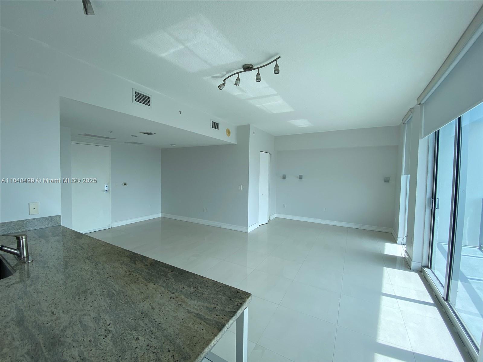 Spacious high-floor studio with stunning city, bay, and river views, featuring tiled floors, a walk-in closet, and a full kitchen in a fantastic location. Cable, internet, and water are included. The building offers easy access to highways and the metro, with nearby restaurants, shops, and a new gym. The pool is currently under construction with01/2026 estimated completion date. Application fee is $150, pet fees include a $1,000 deposit for the association and a $500 non-refundable unit fee. Showings available weekdays from 12:00-5:30 PM by appointment only.