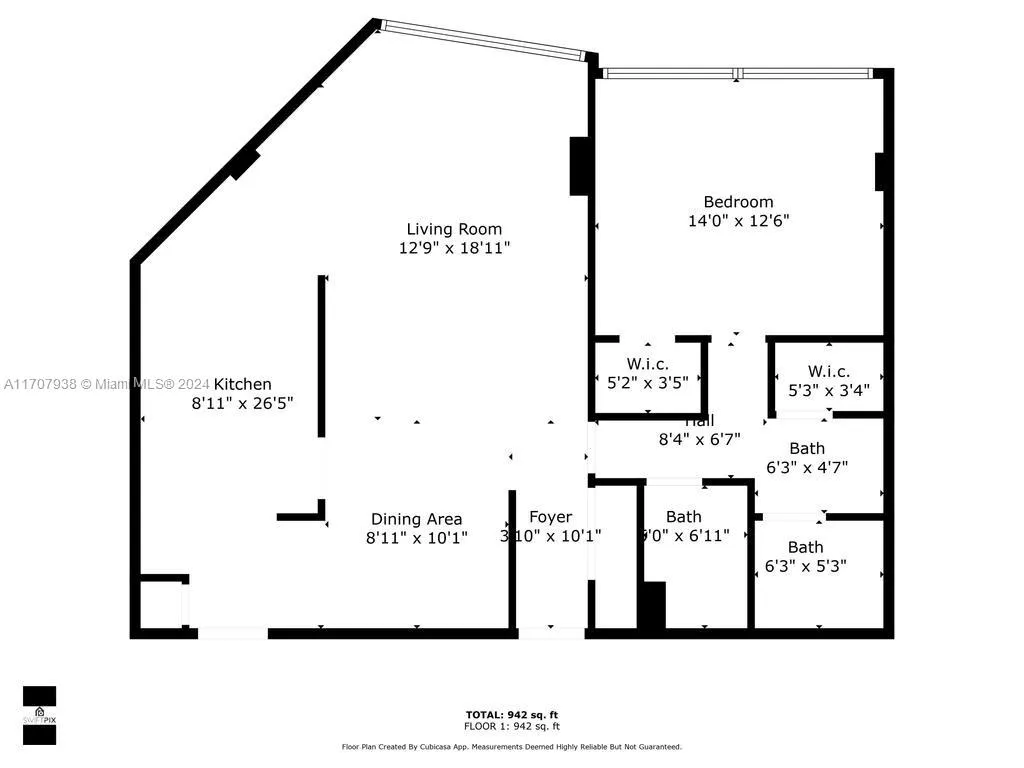 Miami Beach, Florida 33141, United States, 1 Bedroom Bedrooms, ,2 BathroomsBathrooms,Residential,Pending,27187