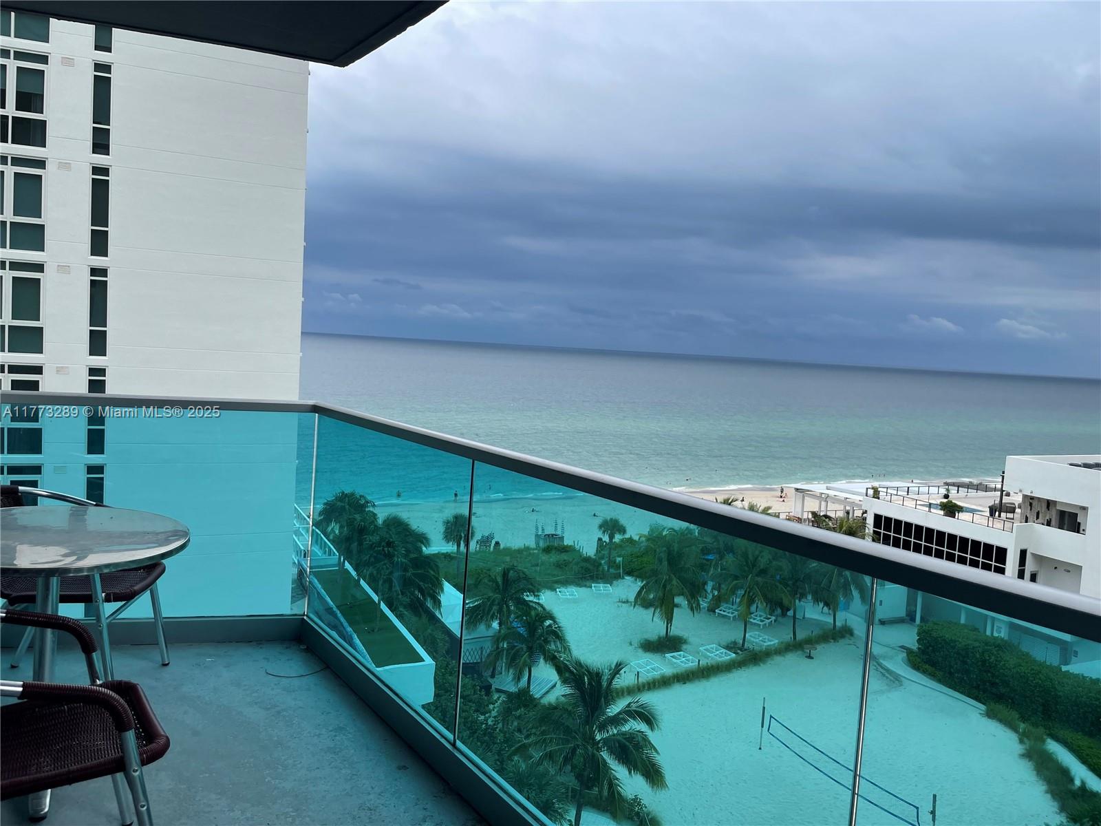 Best Line and Largest floor plan in this Beachfront Resort style building. 2 bedroom + 2 bathrooms apartment 1,444 sq/ft. Ocean view from all rooms. Remodeled apartment with tile floors. Large Balcony. Bright Kitchen with custom made Italian design cabinets and steel appliances. 3 walking closets +closets in living room. All 3 beds have new firm mattresses. Restaurants & shopping Plazas within walking distance. Rent Regulation - 3 days minimum, unlimited rent. Unit has License - Short Term Vacation Rentals (Airbnb, VRBO ...) Laundry on each floor. Oceanfront pool, beach access, Fitness Center, Pool and ping pong tables and meeting room. 24 Hours reception and valet, 1 garage parking. Seller pays assessment. Guest registration takes 20 seconds. Call or Text Listing Agent for Showings.