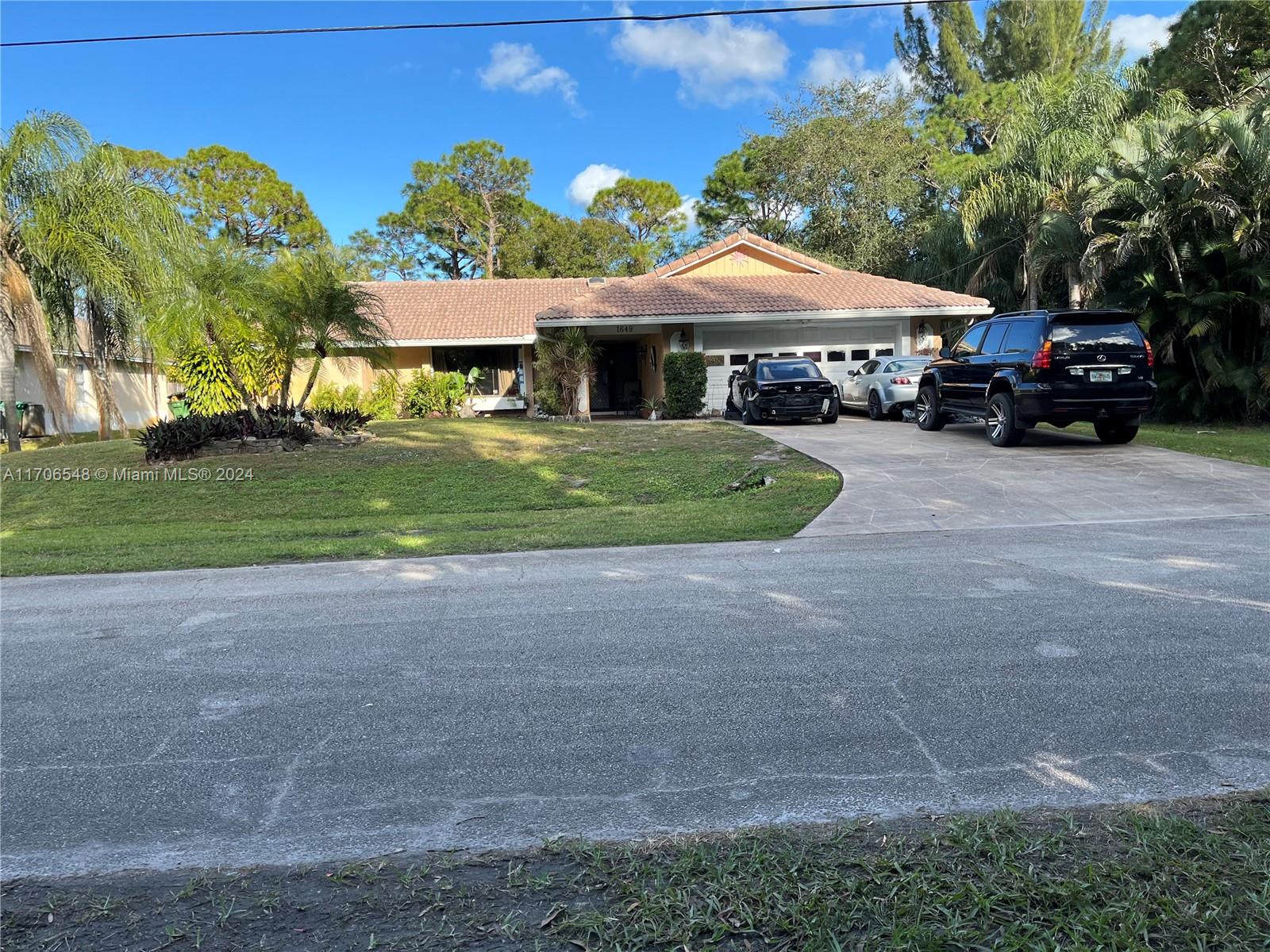 look no further... This inviting 3 bedroom 2 bathroom home sits on a peaceful low traffic street, providing a quiet living environment and nature preserve across the street. The property is perfectly positioned, with easy access to shopping, dining, and major highways including the Turnpike, making it a prime spot for convenience. Inside the home offers a comfortable and functional layout, with spacious living areas. The backyard features a sparking pool, creating a private oasis for relaxation and outdoor enjoyment. Weather your seeking a calm neighborhood or quick access to local amenities. Home sits on 2 lots. Owner is selling the second lot separately. Sale of this house will be with only the lot it sits in.