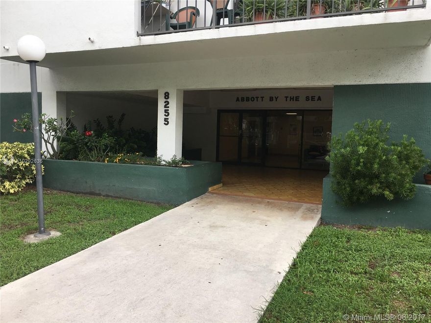 Spacious 2 bedroom 2 bath unit with balcony, freshly painted, tile floor throughout, washer and dryer in unit, one assigned and gated parking space, unit is located on the 2nd floor of this meticulously maintained condominium known as Abbott by The Sea!!! just a few blocks from the beach.