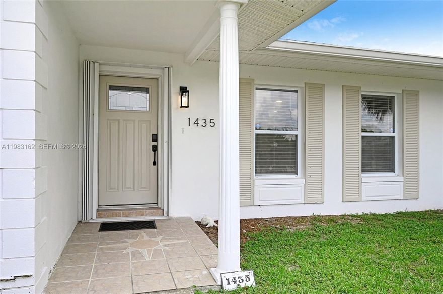 Canal-front home located in the Glen Isles community of Merritt Island. This 3-bedroom, 2-bath residence sits on a spacious 0.26-acre lot and offers direct water access with a private dock. The split floor plan provides comfortable living, while the large backyard is ideal for enjoying Florida’s waterfront lifestyle. Conveniently located near shopping, dining, beaches, and major roadways.