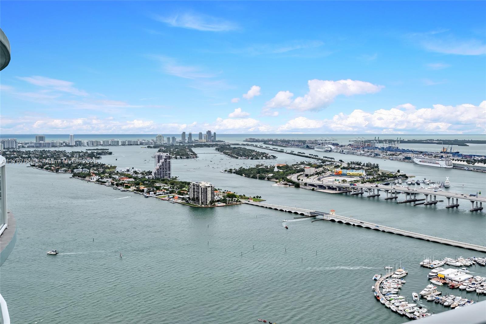 Quantum on the bay # 4603 features spectacular panoramic water views from every window! Completely upgraded unit with new ceramic floors, new A/C, ready for use and enjoyment. Building amenities include 2 heated pools, a 2-story gym with classes available, theatre room, business center, 2 lounges/party rooms, sauna, jacuzzi, billiards, concierge, 24-hour security, and valet. Minutes from Downtown, Brickell, South Beach, and the Design District. Within walking distance of highly rated charter schools, Publix, Margaret Pace Park, and many cafes and restaurants. Will not last! Easy to show. Available on May 18, 2025.