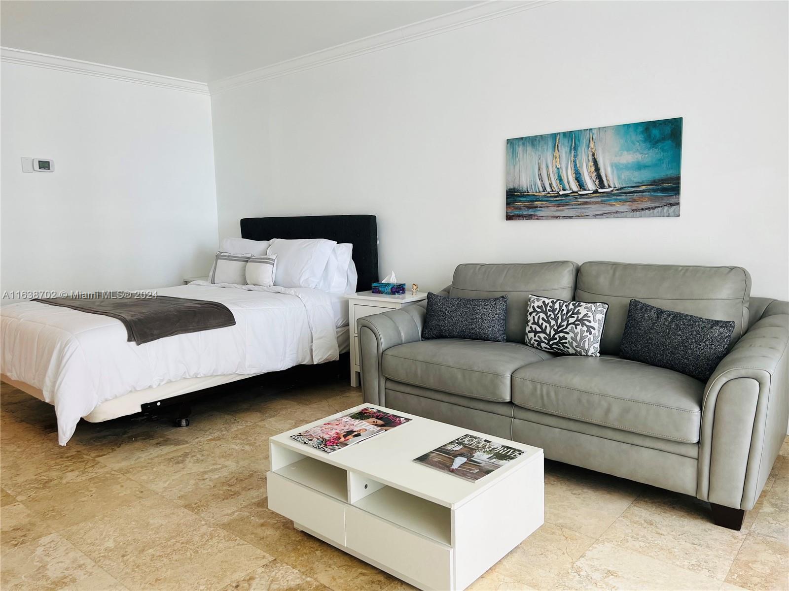 Rental Property at 19201 Collins Ave 1017, Sunny Isles Beach, Miami-Dade County, Florida - Bathrooms: 1  - $2,300 MO.