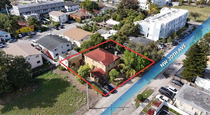 The properties consist of two lots totaling approximately 11,036 square feet. Both lots are contiguous and are
zoned T5 - L and are situated in areas eligible for live local development as well as within a Transit-Oriented
Development (TOD) zone.