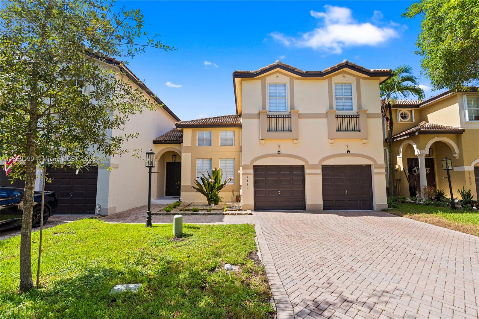 Welcome to Costa Bella ! Gated and beautifully maintained community in the heart of Doral, minutes from the Turnpike. This spacious 2-story townhouse offers 4 beds, 3 baths, abundant natural light, and a brand-new kitchen with ample cabinetry and large pantry. The oversized primary bedroom has two walk-in closets, plus there’s a full bed and bath on the first floor. Enjoy 3 assigned parking spaces and your own private pool. Completely updated with new kitchen, bathrooms, floors, lighting, and appliances. Move-in ready—schedule your private showing today!