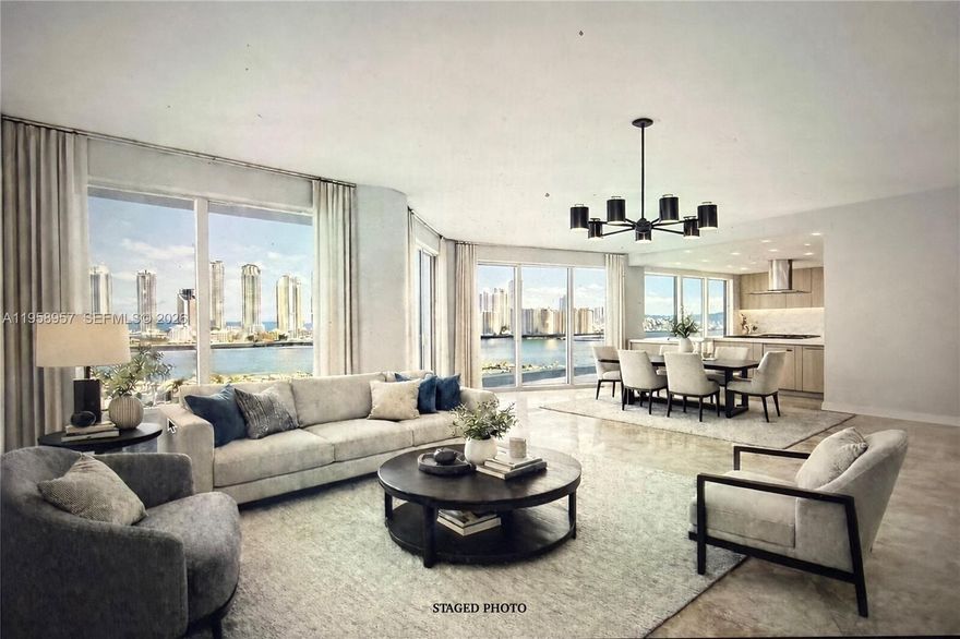 Welcome to the prestigious 7000 Building on Williams Island—one of Aventura’s most sought-after addresses. This expansive 3BR/3BA residence spans 2,690 SF and offers a rare opportunity to design and personalize a spectacular home. The tower has recently completed major upgrades including a newly renovated lobby, driveway, and common areas, and is assessment-free, featuring a resort-style pool deck and premier amenities. Perfectly located across from the Island Club and tennis center, making access to the heart of the community effortless. Spacious layout with private laundry room. Decorator-ready with an inspiring vision—first photo is an artist rendering. Enjoy the Williams Island lifestyle including spa, fitness, tennis, marina, dining, walking paths, and 24/7 security.