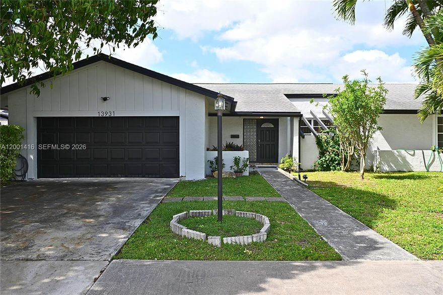 Welcome to this charming 3-bedroom, 2-bathroom home located in the highly sought-after Kendall area of Miami! Situated on a quiet street at 13931 SW 105th St, this property offers the perfect blend of comfort, space, and convenience—with no HOA.
Step inside to a bright and inviting interior featuring an open layout, abundant natural light, and a warm, welcoming atmosphere. The spacious living room flows seamlessly into the dining area, making it ideal for both everyday living and entertaining.
Enjoy a desirable split floor plan, with the primary suite privately located on one side of the home and the secondary bedrooms on the other—perfect for added privacy. In addition to the main living area, the home features a versatile family room that can easily be converted into a 4th bedroom, home office, or playroom.
Additional highlights include a 2-car garage and plenty of space to make the home your own. The gated outdoor area offers great potential for relaxing evenings or entertaining guests.
Conveniently located near top-rated schools, shopping centers, parks, and major highways, this home provides easy access to everything Miami has to offer. Whether you’re a first-time homebuyer or an investor, this is a fantastic opportunity in a prime location.