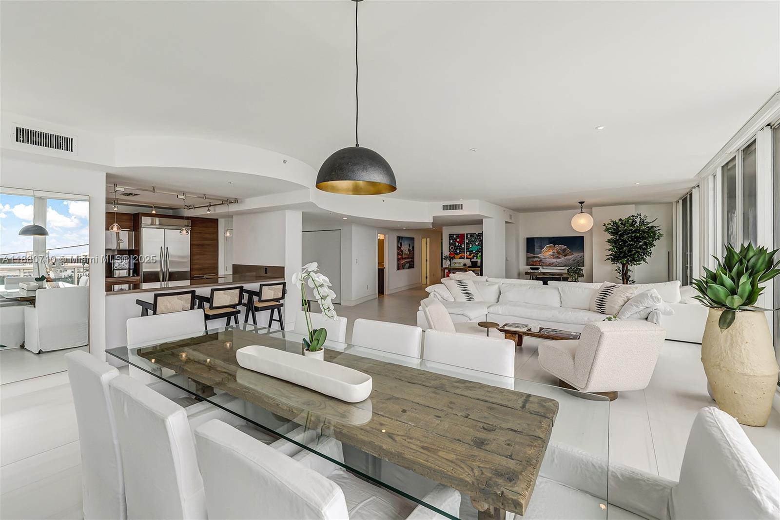 A rare opportunity to own a fully renovated penthouse with breathtaking panoramic views of the ocean, city skyline, and iconic South Beach from both bedrooms. This luxurious 2-bedroom, 3-bath residence features expansive living and entertaining areas, floor-to-ceiling impact windows. Located in the prestigious Sunset Harbour, a full-service building offering resort-style amenities including heated pools, a state-of-the-art fitness center, 24-hour security, valet service, and access to a world-class marina. Just steps away, the vibrant Sunset Harbour neighborhood offers boutique shopping, top-rated restaurants, trendy fitness studios, juice bars, cafés, and serene bayside parks. SEASONAL RENTAL ONLY. OCTOBER 1 - APRIL 1 AVAILABILITY.