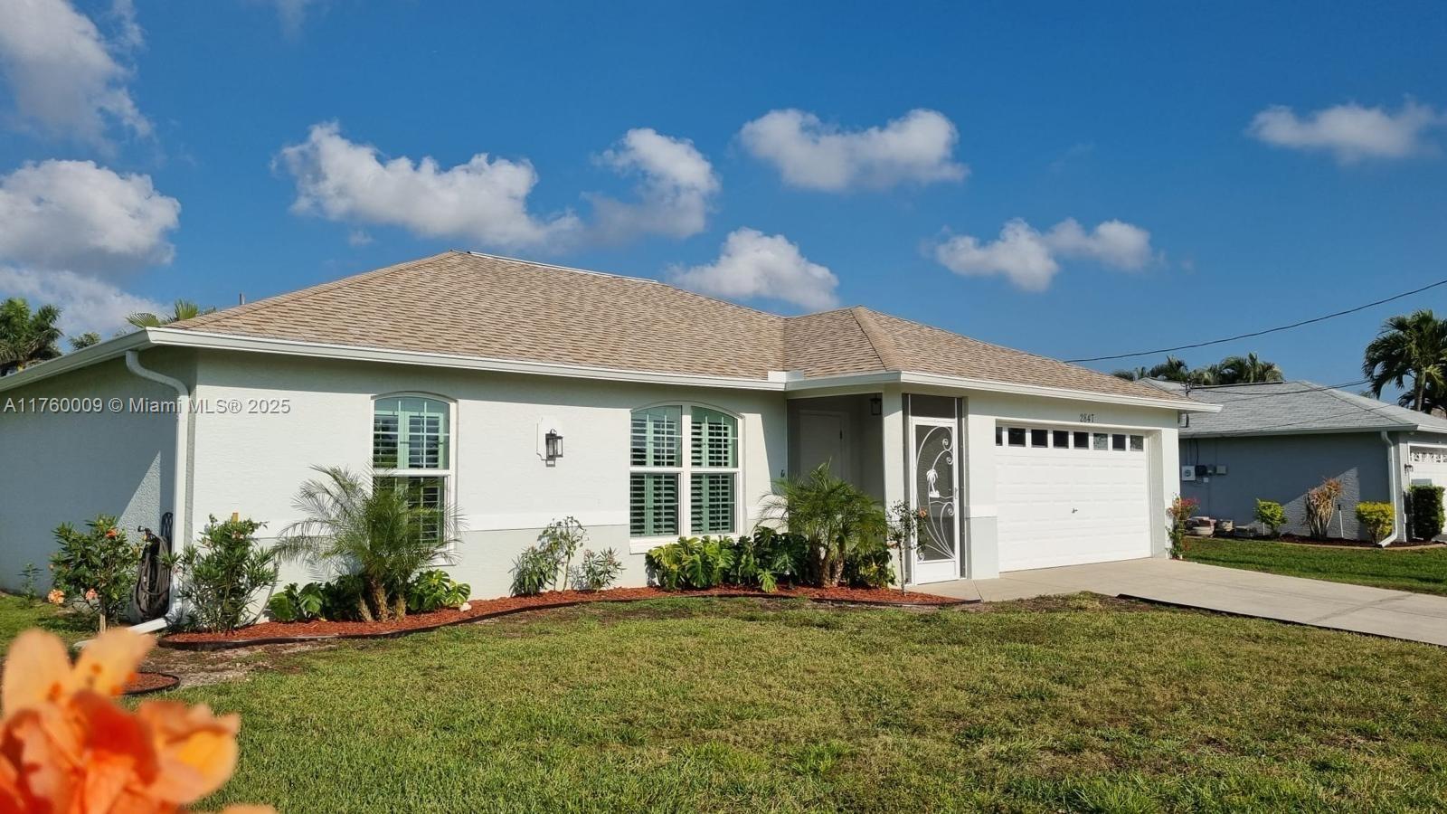 Property for Sale at 2847 26th Pl, Cape Coral, Lee County, Florida - Bedrooms: 3 
Bathrooms: 2  - $350,000