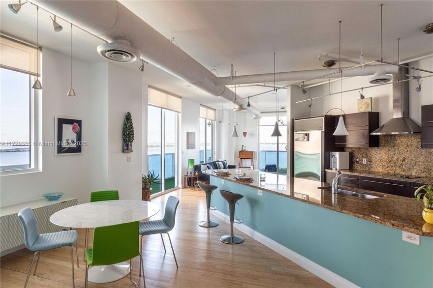 Edgewater offers Miami's most breathtaking, unobstructed waterfront views—and this 2-bedroom, 2-bathroom 1382 sqf corner unit at Star Lofts takes full advantage of them. Located in a boutique building that’s truly a hidden treasure, this residence features soaring 10-foot ceilings, blending industrial and contemporary design elements to match any style. The open kitchen, complete with granite countertops and top-tier appliances, is designed for both comfort and entertaining. Perfectly situated just minutes from the Miami Design District, Wynwood, Midtown, and the Venetian Causeway to South Beach, this location combines serene waterfront living with urban convenience. Residents enjoy newly updated amenities, including a gym, pool, secure lobby, and covered parking.